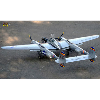 P-38 Lightning (Silver) 82.6" ARF