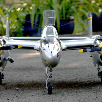 P-38 Lightning (Silver) 82.6" ARF