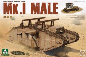 Takom WWI British Mk I Male Tank 1:35 PKTAK02031