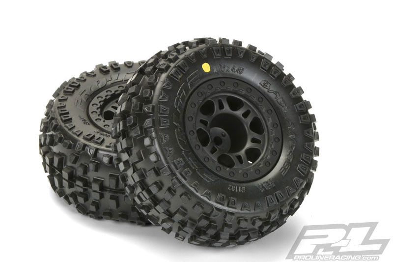 PROLINE BADLANDS SC 2.2/3.0 M2 MOUNTED SPLIT 6 BLK SLASH REAR