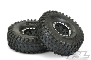 PROLINE HYRAX 1.9" G8 TYRES ON IMPULSE BLK/SILV B/LOCK WHEELS