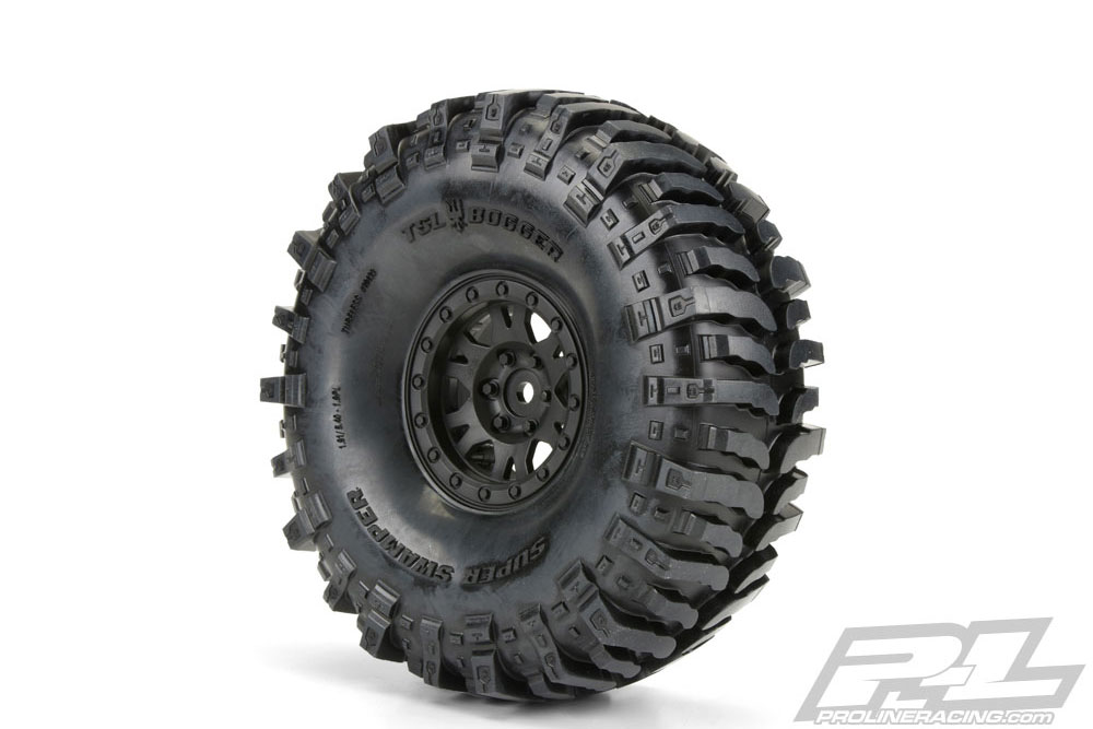 PROLINE INTERCO BOGGER 1.9" G8 TYRES ON IMPULSE BLK B/LOCK