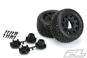 PROLINE STREET FIGHTER 2.8" BLK RAID 6X30 REM. HEX WHEELS