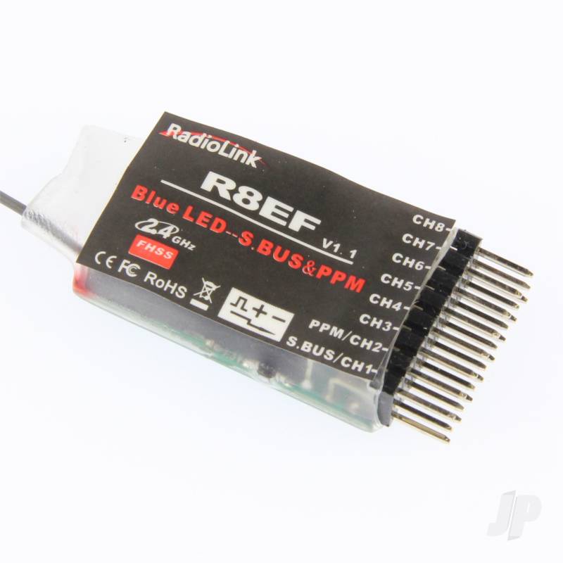 R8EF 2.4GHz 8-Channel Receiver