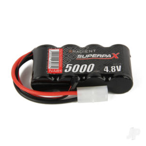 Radient NiMH 4.8V 5000mAh SC Flat, Rx, TAM / JR