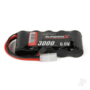 Radient NiMH 6.0V 3000mAh SC Flat, Rx, TAM / JR