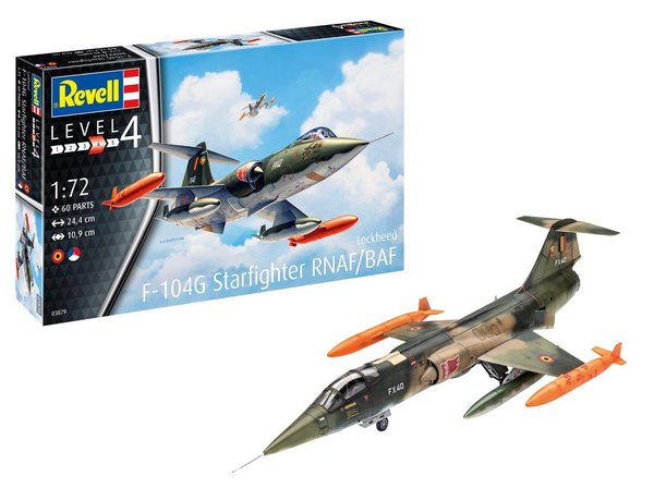 REVELL 1/72 F-104G STARFIGHTER MODEL KIT