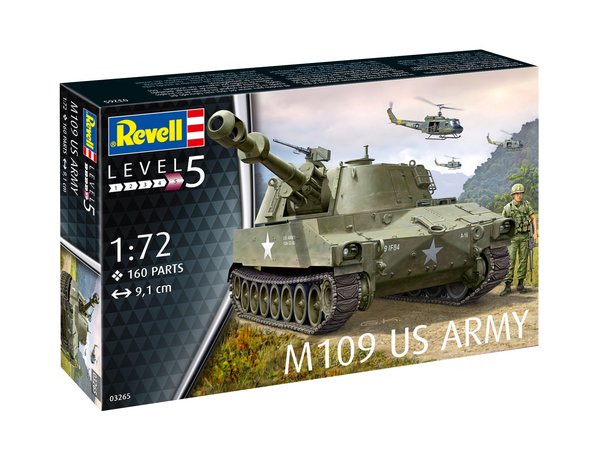 Revell M109 US Army Tank 1/72 03265
