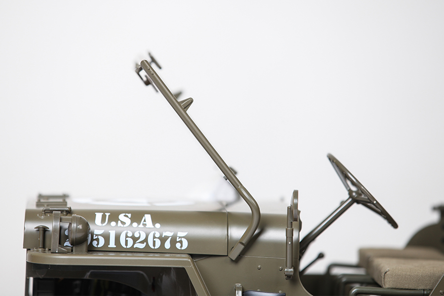 ROC HOBBY 1/6TH WILLYS JEEP MILTARY SCALER RTR