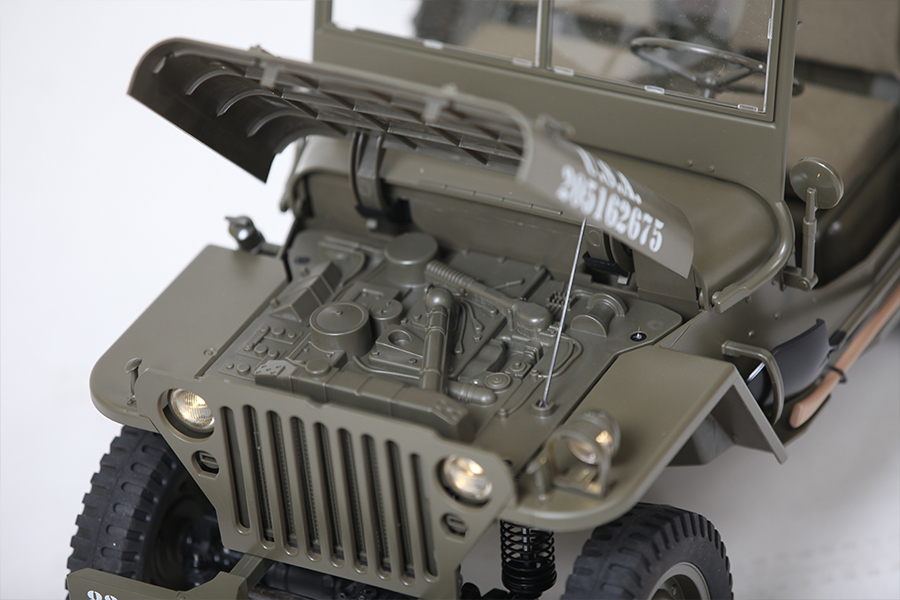 ROC HOBBY 1/6TH WILLYS JEEP MILTARY SCALER RTR