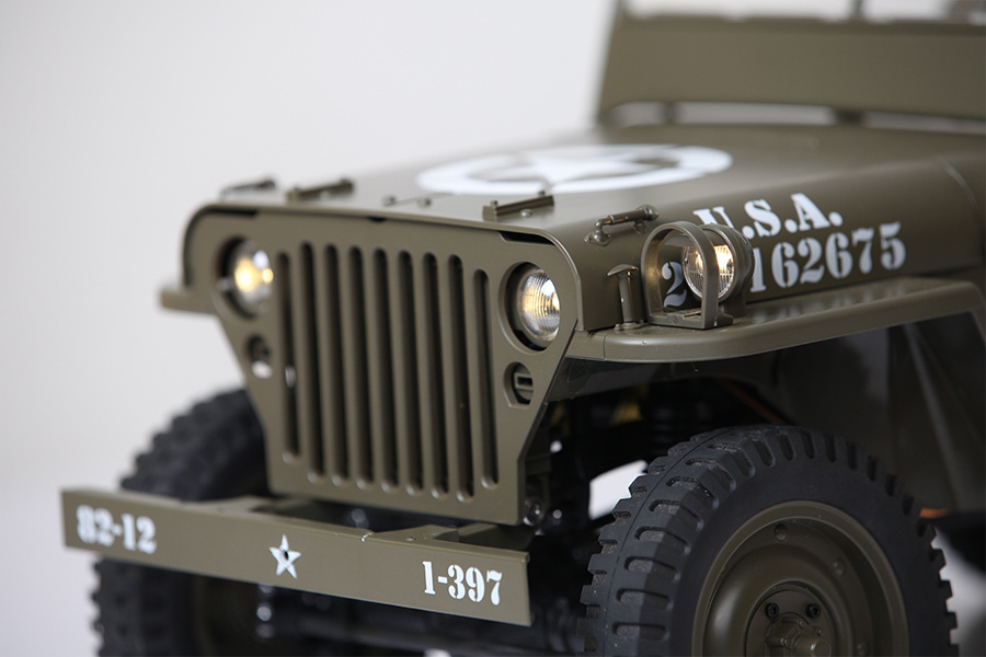 ROC HOBBY 1/6TH WILLYS JEEP MILTARY SCALER RTR