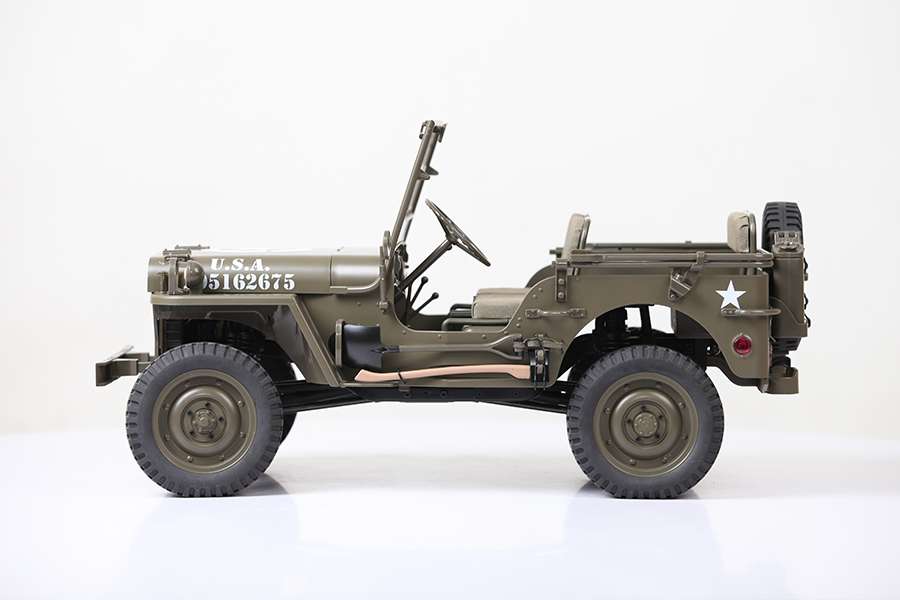 ROC HOBBY 1/6TH WILLYS JEEP MILTARY SCALER RTR