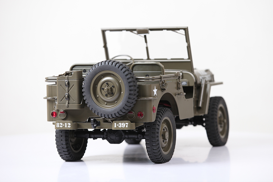 ROC HOBBY 1/6TH WILLYS JEEP MILTARY SCALER RTR