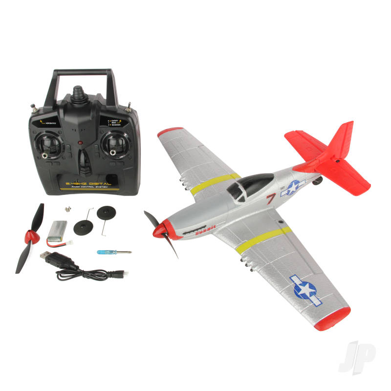 Sonik P-51 400 RTF 4-Channel with Flight Stabilisation
