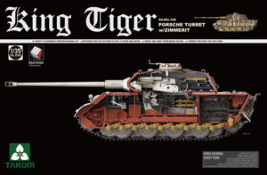 Takom King Tiger, Porsche Turret w/Zimmerit & Interior