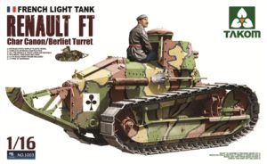 Takom Renault FT Char Canon/Berliet Turret & Resin Figure