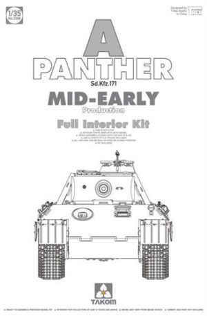 Takom SdKfz 171 Panther A Mid-Early w/ interior PKTAK02098