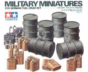 Tamiya 1/35 German Fuel Drums # 35186