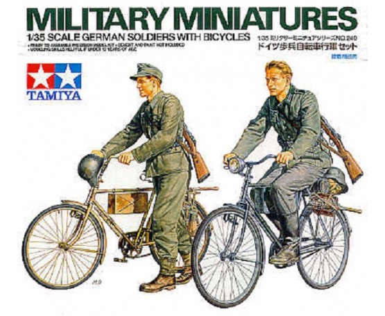 Tamiya 1/35 German Soldiers with Bicycles # 35240