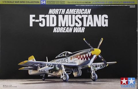 Tamiya 1/72 North American F-51D Mustang 60754