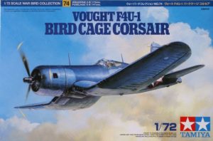 Tamiya 1/72 Vought F4U-1 Bird Cage Corsair 60774