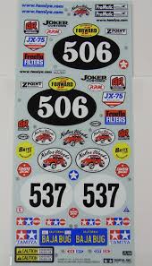 Tamiya Decals For 58452 Sand Scorcher