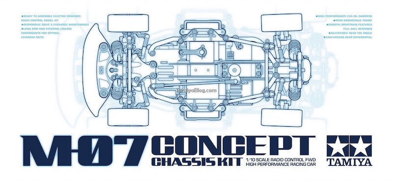 Tamiya M-07 Chassis Concept Model Kit M07 58647