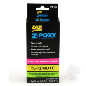 Zap PT-35 Z-Poxy 15 Minute Epoxy 4oz 5525782-1