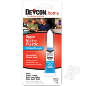 Devcon Super Glue For Plastic (2g Tube) DEV30350