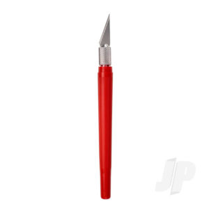 Excel K40 Pocket Clip-on Knife with Twist-off Cap, Red (Carded)