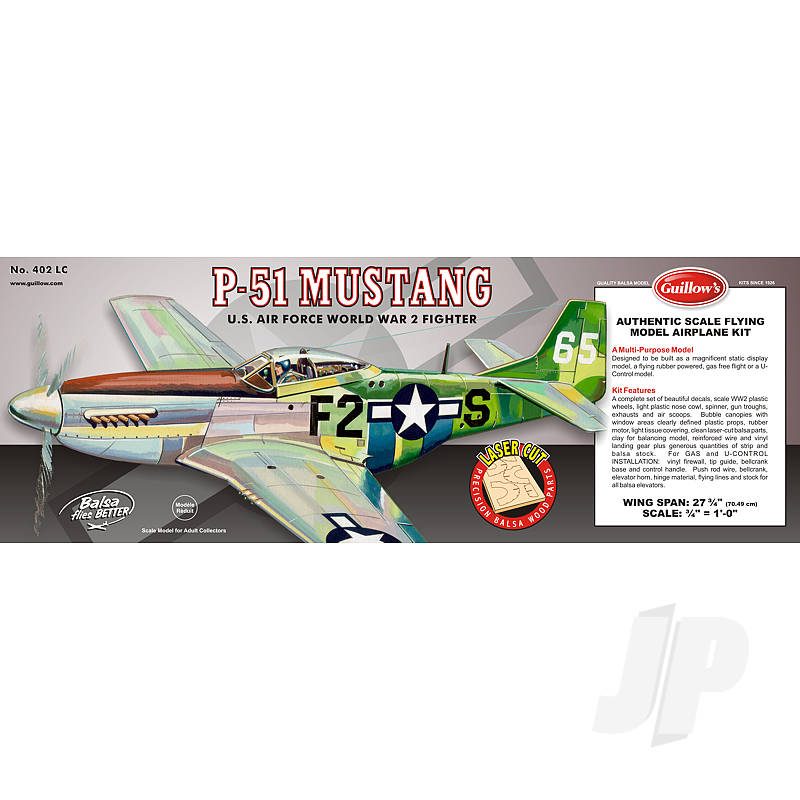 Guillows Mustang (Laser Cut) GUI402LC