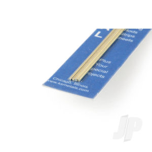 K&S 1/16, 3/32 Soft Bendable Brass Rod (12in long) (4 pcs) KNS5072