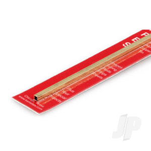 K&S 5/32in Square Brass Tube .014in Wall (12in long) KNS8152