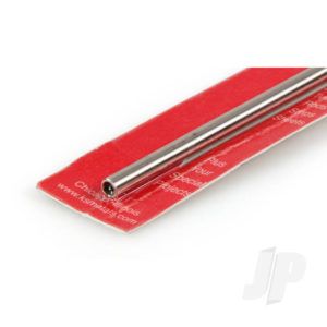 K&S 3/16in Stainless Steel Round Tube, .028in Wall (12in long) KNS87113