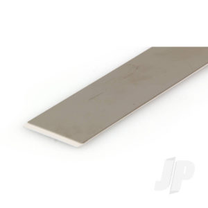 K&S 1in Stainless Steel Strip .010in Thick (12in long) KNS87155