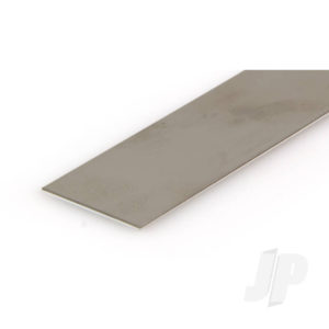 K&S 1in Stainless Steel Strip .018in Thick (12in long) KNS87161