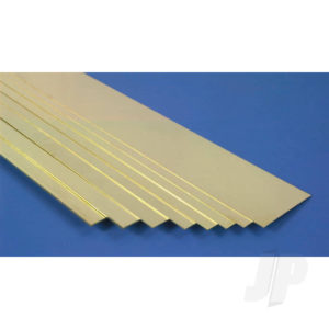 K&S 18mm Brass Strip 1mm Thick (300mm long) KNS9845