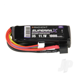 Radient LiPo 3S 1000mAh 11.1V 30C Deans (HCT)