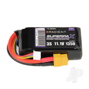 Radient LiPo 3S 1350mAh 11.1V 30C XT60