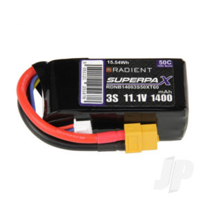 Radient LiPo 3S 1400mAh 11.1V 50C XT60