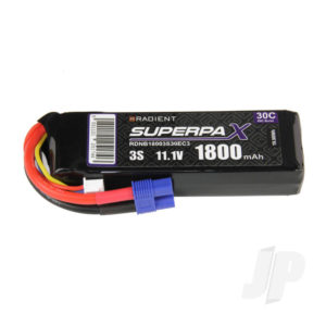 Radient LiPo 3S 1800mAh 11.1V 30C EC3