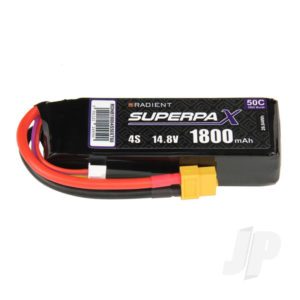 Radient LiPo 4S 1800mAh 14.8V 50C XT60