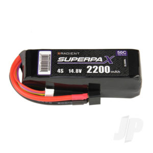 Radient LiPo 4S 2200mAh 14.8V 50C Deans (HCT)