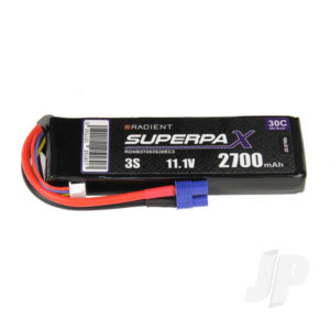 Radient LiPo 3S 2700mAh 11.1V 30C EC3