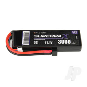 Radient LiPo 3S 3000mAh 11.1V 50C Deans (HCT)