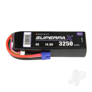 Radient LiPo 4S 3250mAh 14.8V 50C EC3