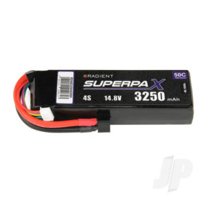 Radient LiPo 4S 3250mAh 14.8V 50C Deans (HCT)