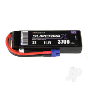 Radient LiPo 3S 3700mAh 11.1V 30C EC3 RDNB37003S30EC3