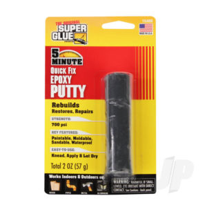 Super Glue 5 Minute Quick Fix Epoxy Putty Stick (2oz, 57g)
