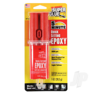 Super Glue 5 Minute Quick Setting Epoxy (1oz, 28.3g)